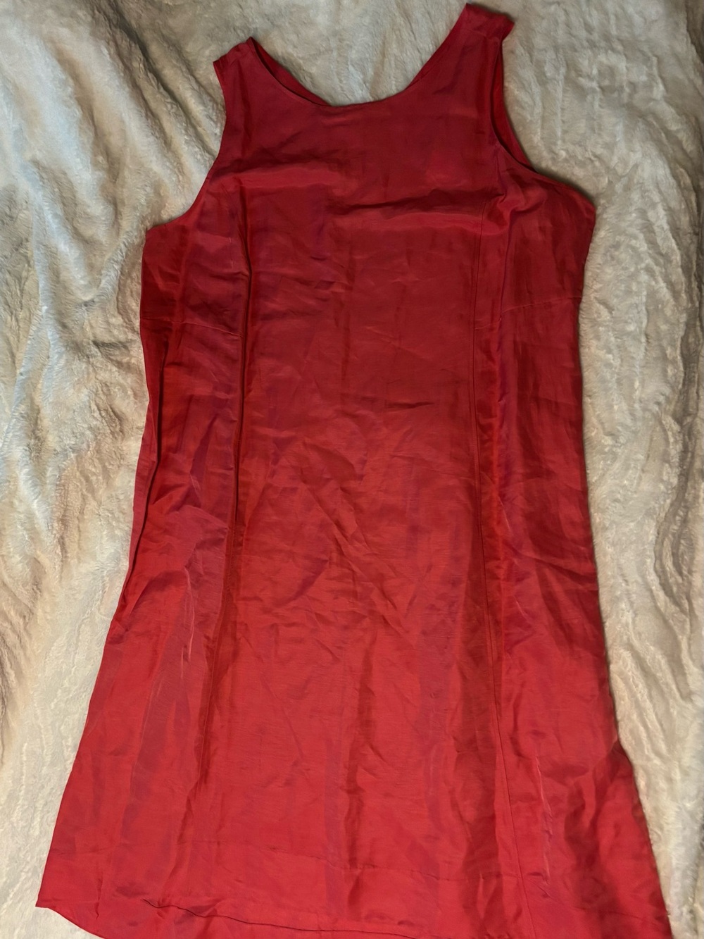 J. Jill Linen Blend Sleeveless Maxi Dress Size 2X NWT Strawberry